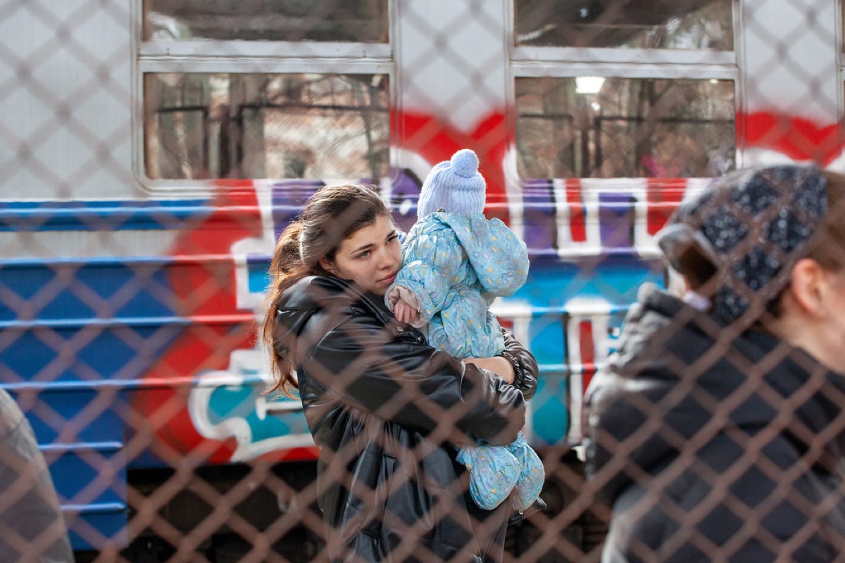 Ukrainse vluchtelingen in Rusland